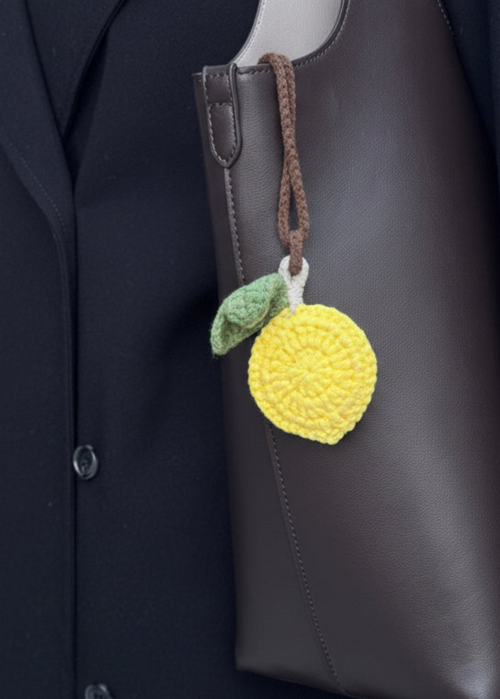 Lemon Crochet Charm