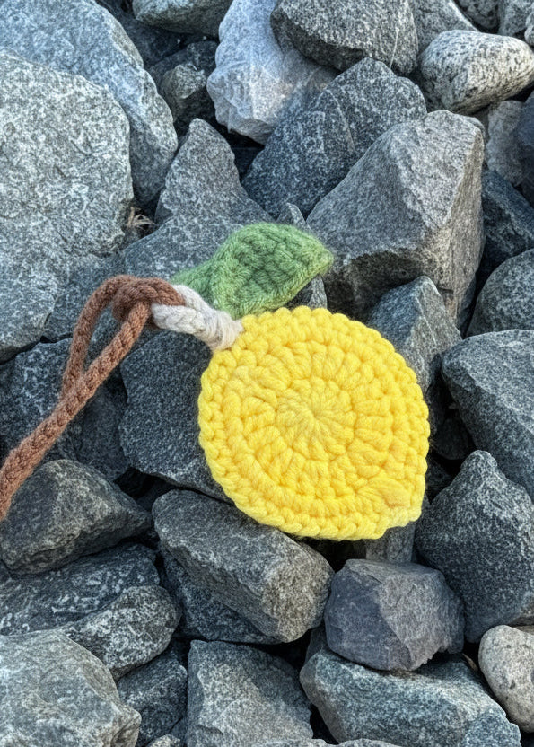 Lemon Crochet Charm
