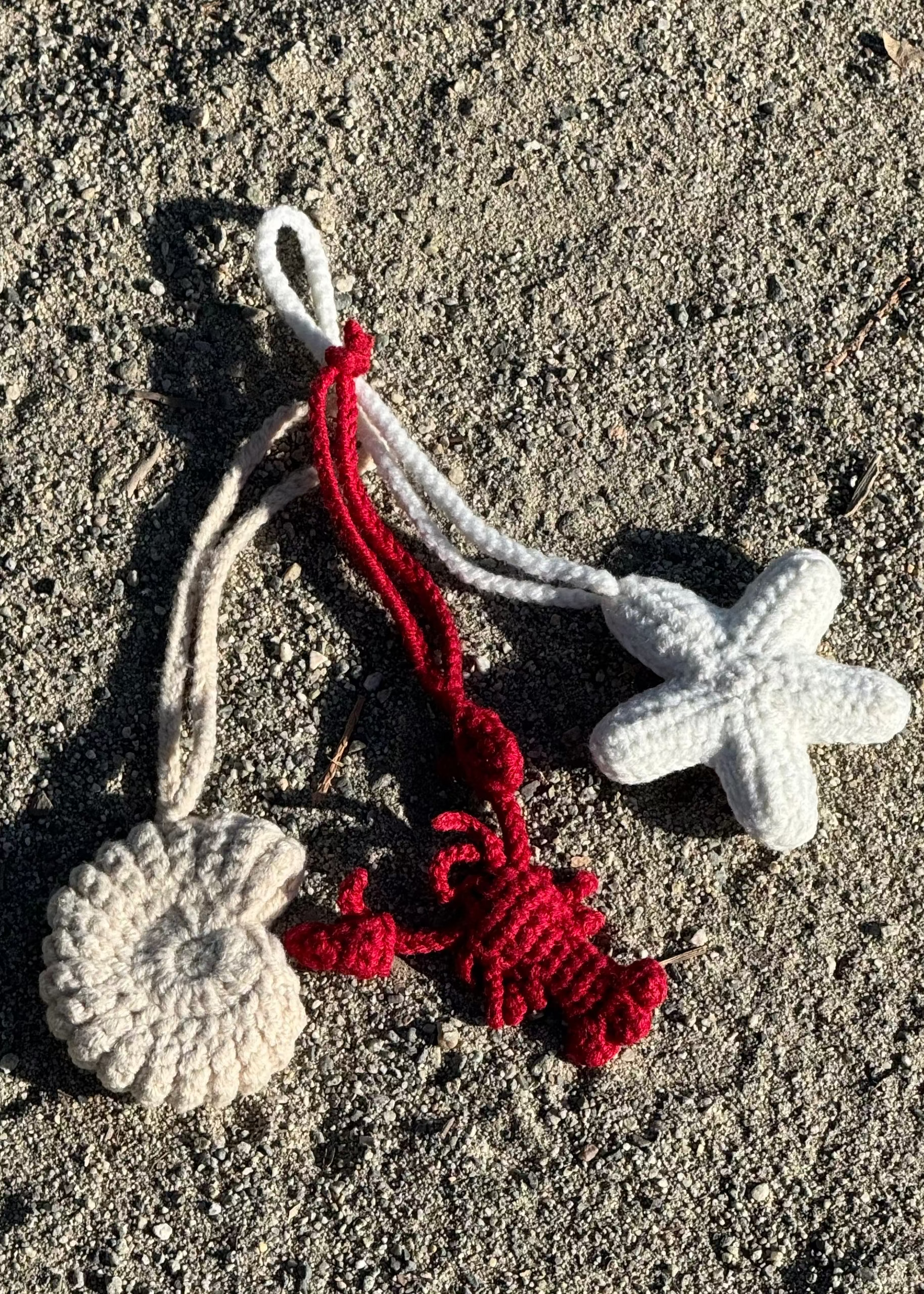 Seastar Crochet Charm